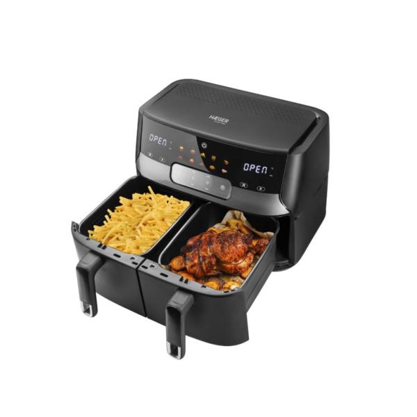 Digital Air Fryer HAEGER Double Magic – 9 L, 2 Baskets