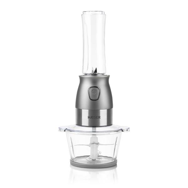 Blender and Chopper HAEGER Perfect Combo 2 in 1 – 500W, 600ml beaker, 2L bowl
